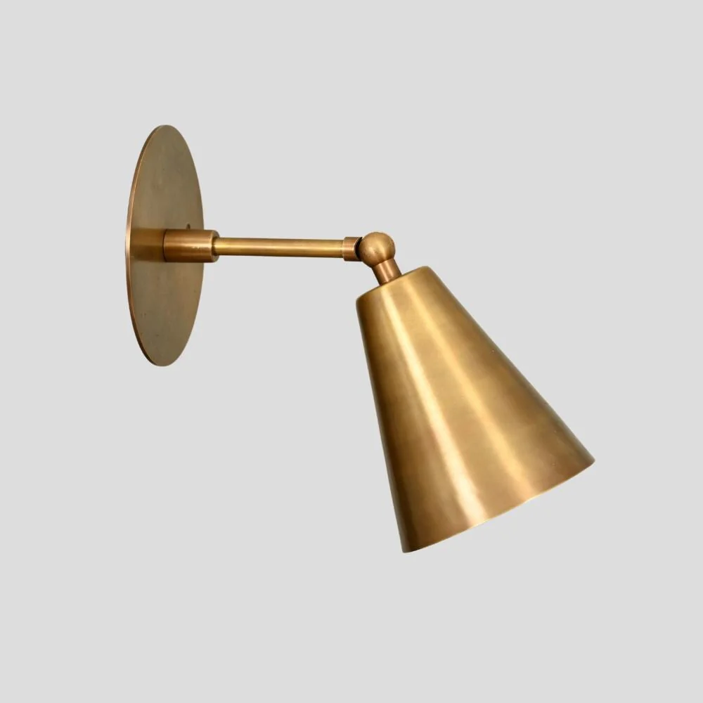 Brass Light Wall Sconce - Articulated Wall Lamp - Image 5