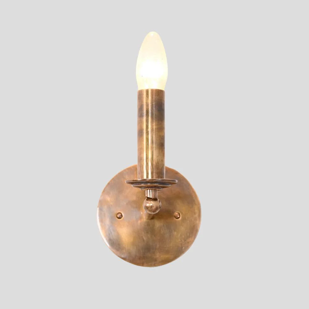 Minimalist Articulated Arm Sconce - Brass Wall Sconce - Image 3